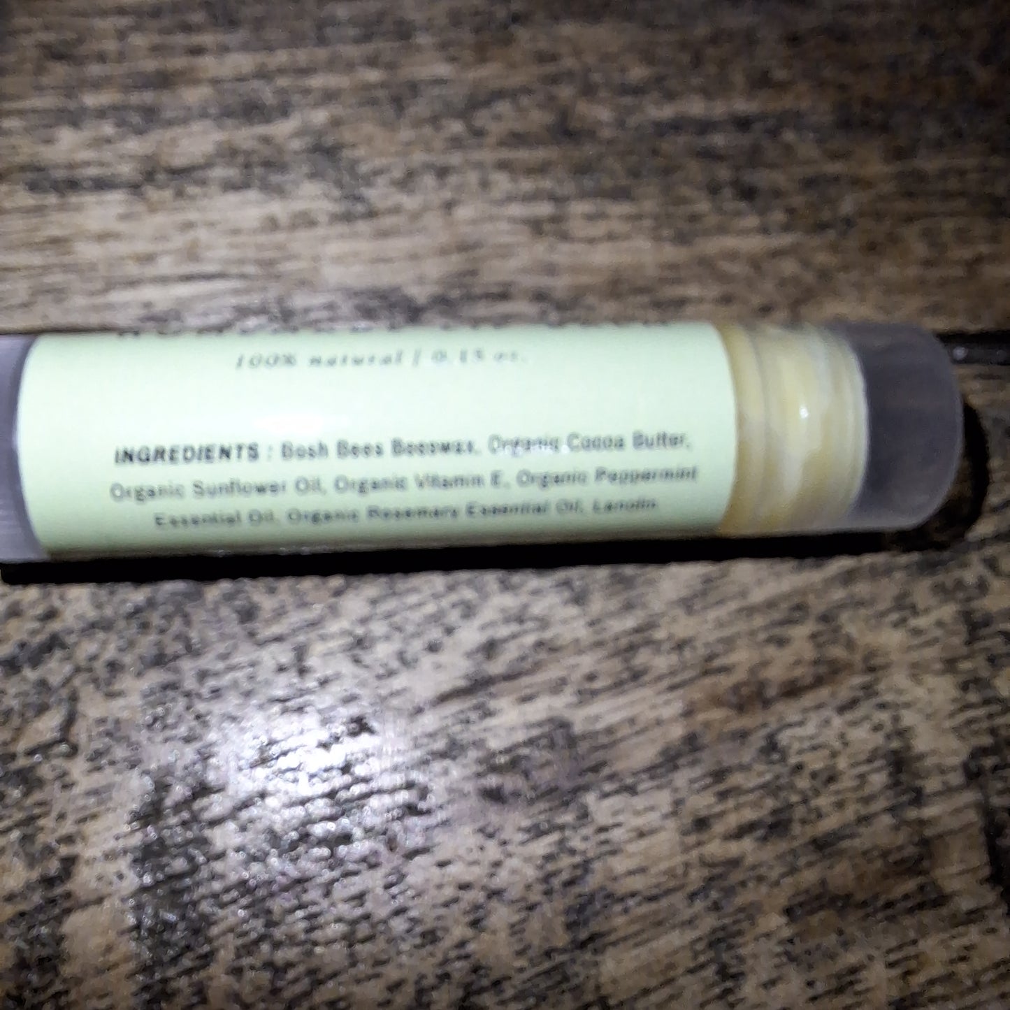 Bosh Bees Lip Balm, Peppermint, 1 Tube