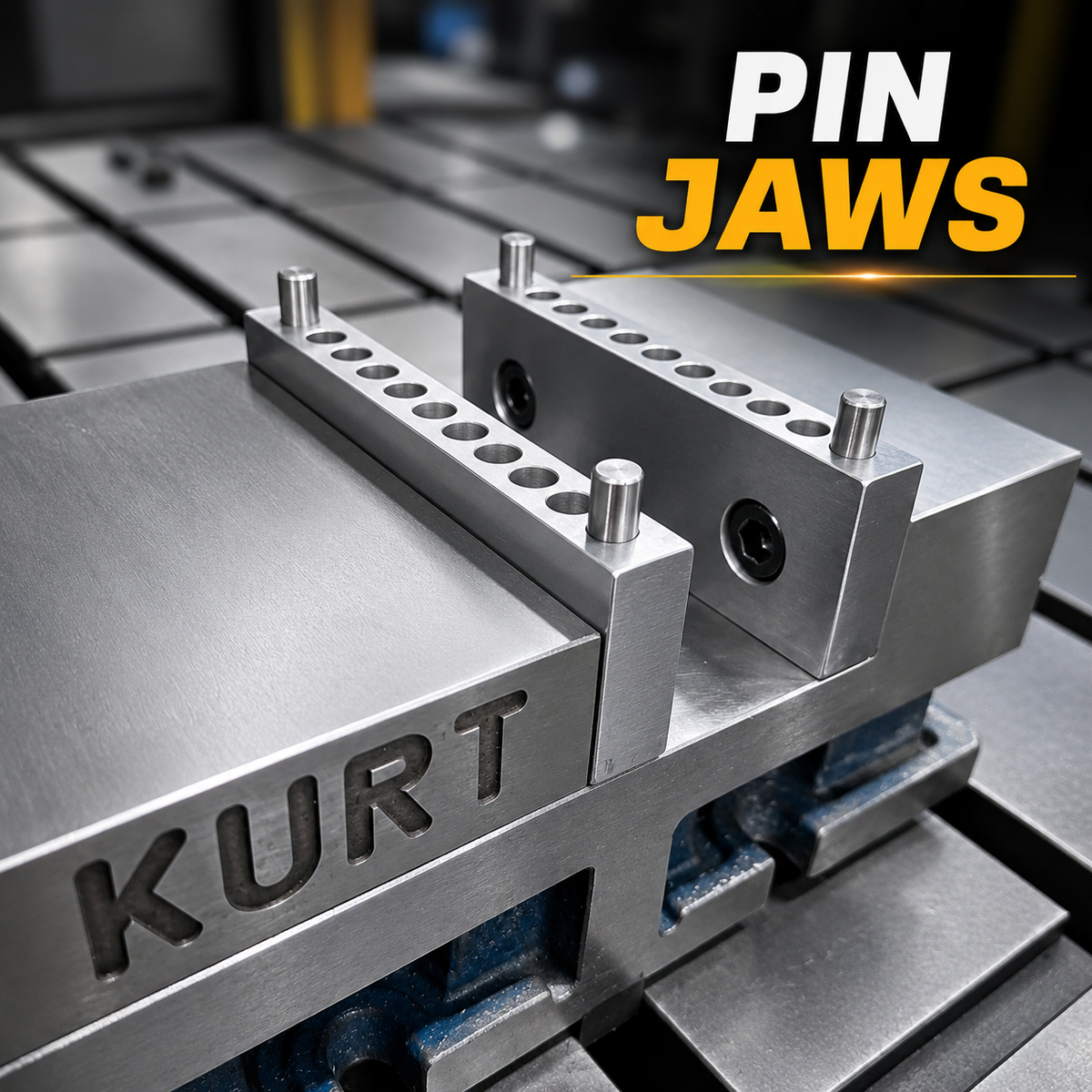 Topper Machine LLC Pin Jaws™ – Modular Vise Jaws for Odd & Complex Parts | Made in USA