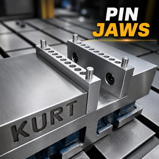 Topper Machine LLC Pin Jaws™ – Modular Vise Jaws for Odd & Complex Parts | Made in USA