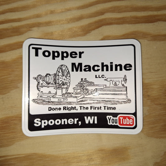 Topper Machine LLC Decal