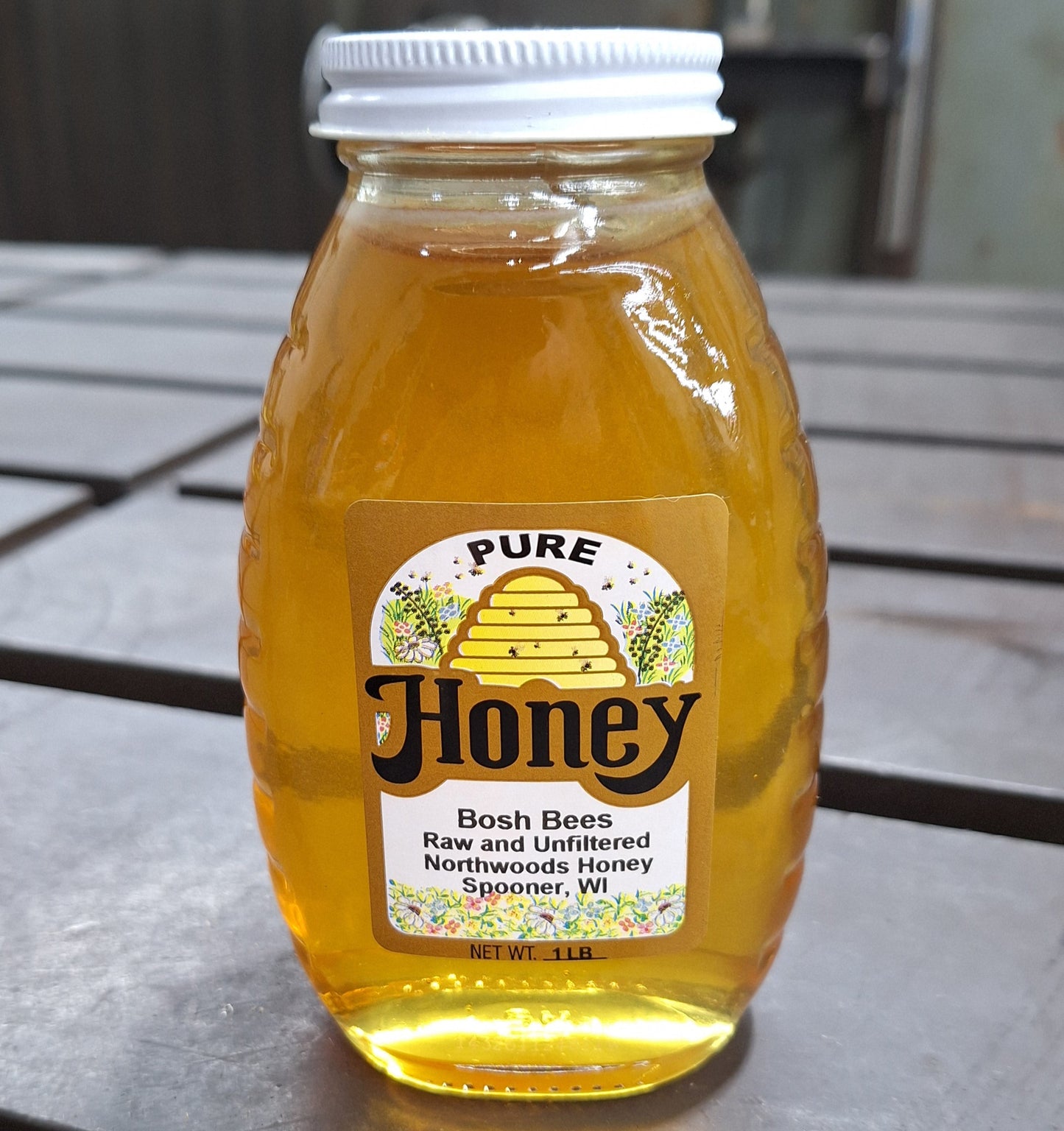 1LB Jar of Bosh Bees Honey