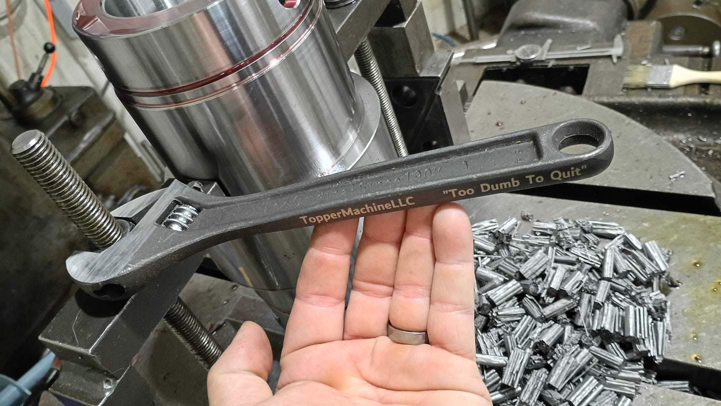 Topper Machine LLC, 10" Cresent Wrench, Made In USA