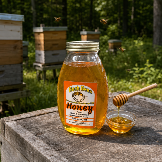 1LB Jar of Bosh Bees Honey