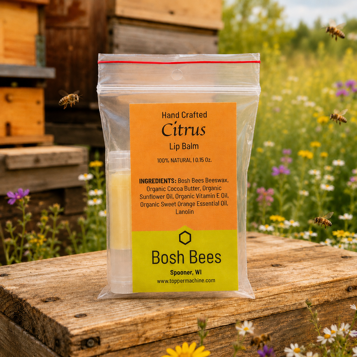 Bosh Bees Hand Crafted Lip Balm