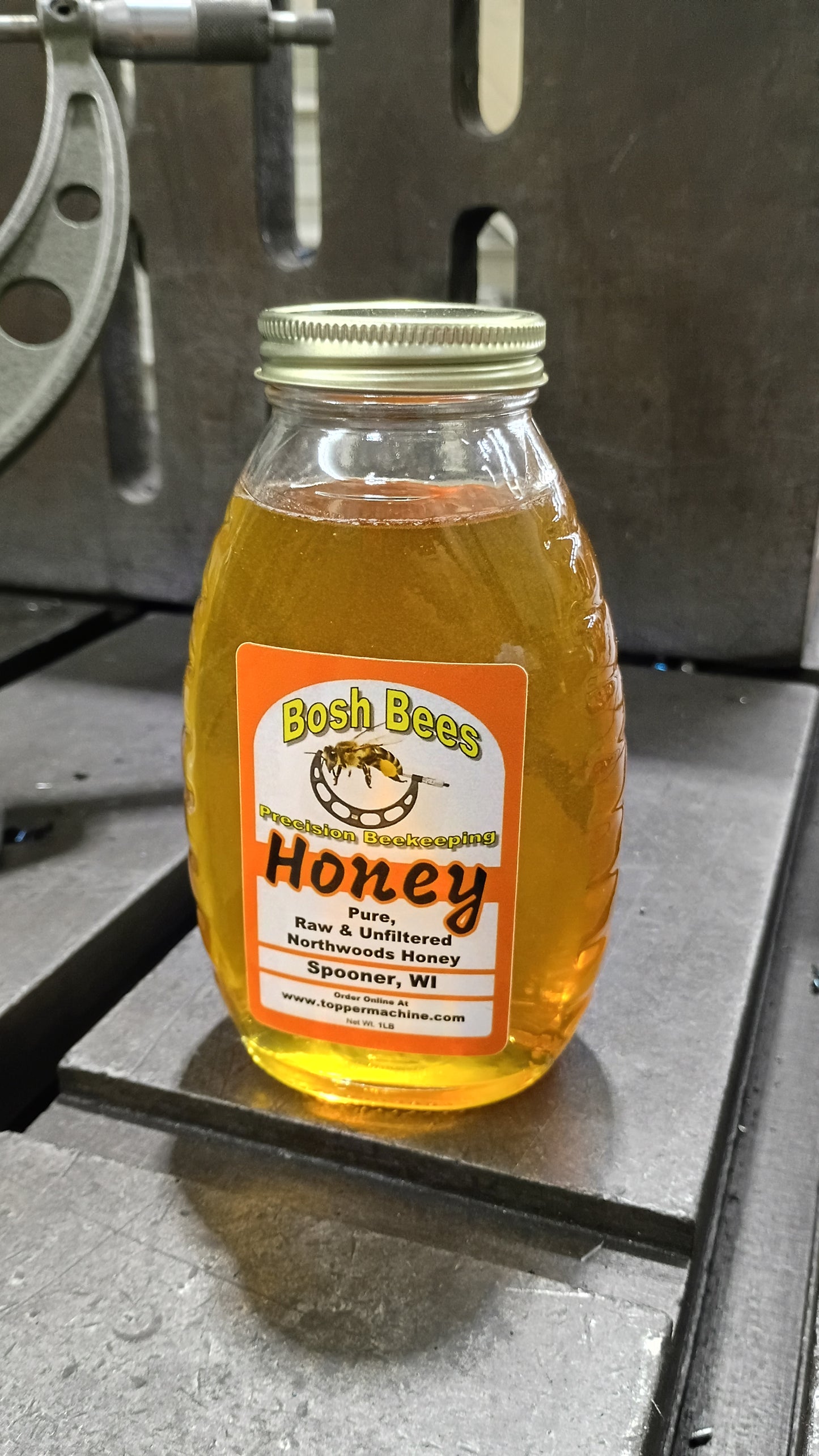 1LB Jar of Bosh Bees Honey